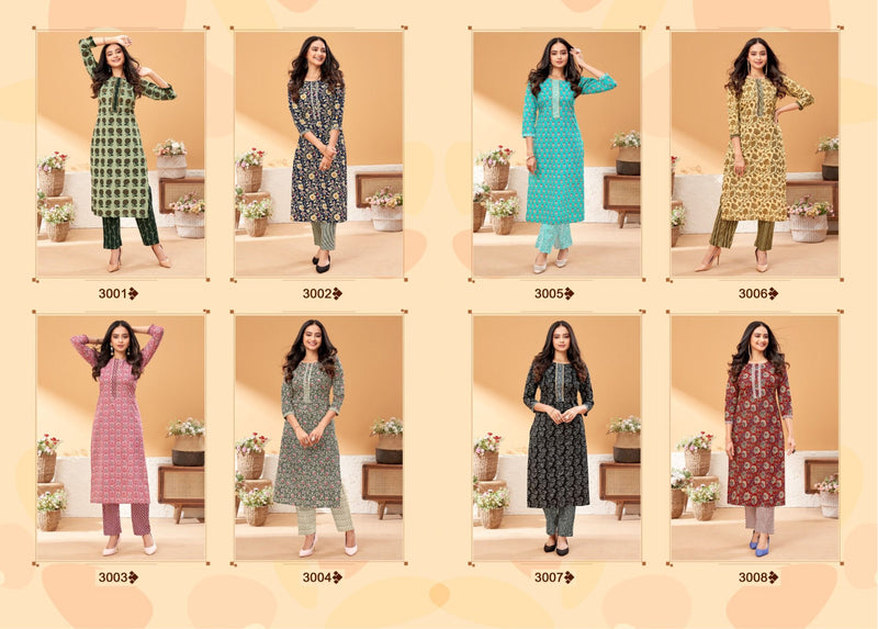 Balaji Cotton Shanaya Vol 3 Cotton Print Fancy Tie Pattern Kurti With Bottom Pair