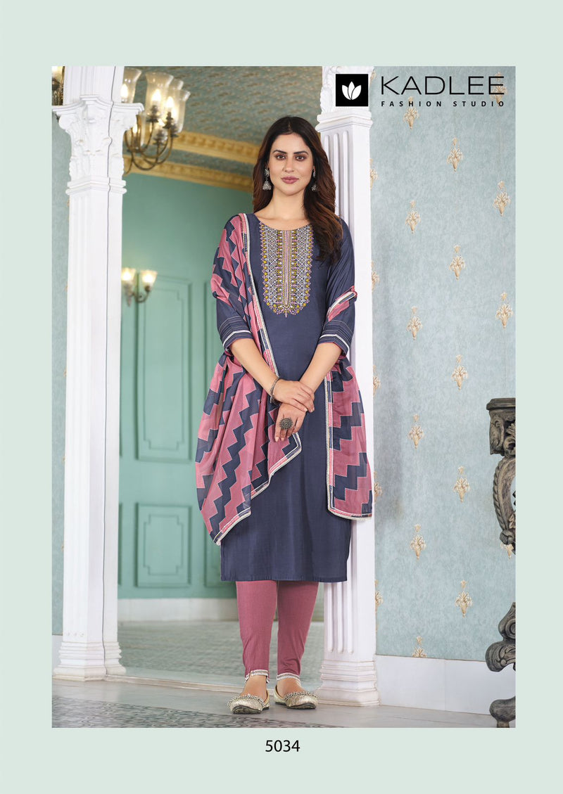 Kadlee Fashion Shanaya Vol 6 Rayon Fancy Hand Work Designer Kurti Combo Set
