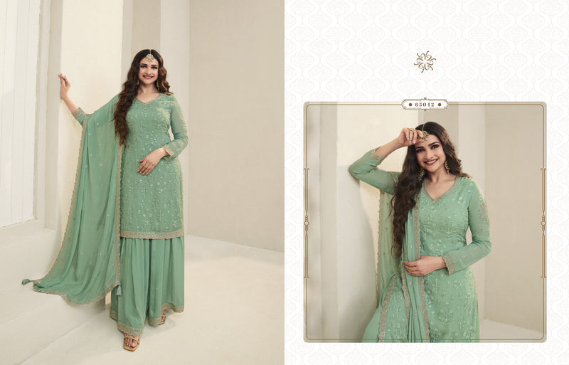 Vinay Fashion Shangini Organza Heavy Embroidery Wedding Wear Suits