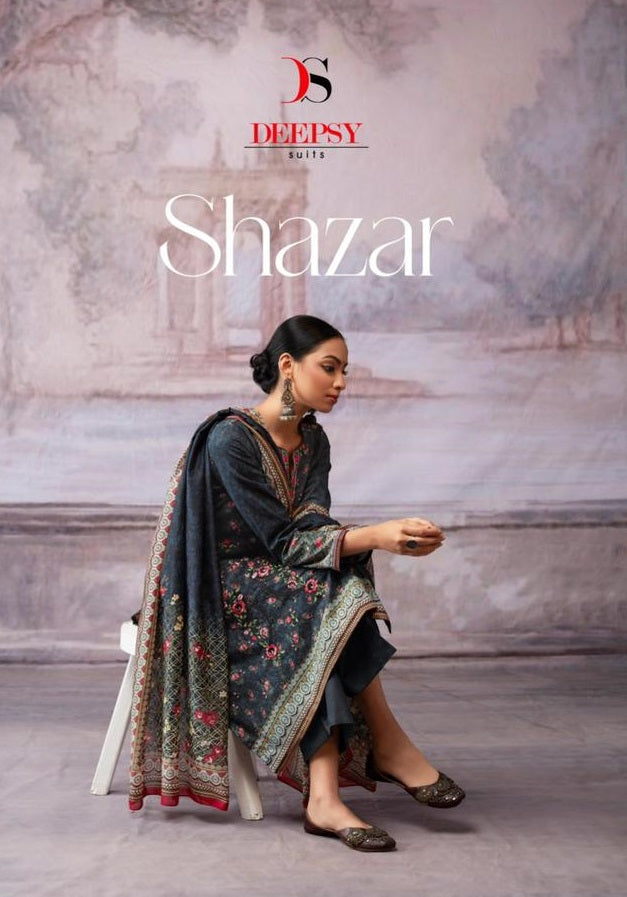 Deepsy Suits Shazar Pure Cotton With Heavy Emboridery Salwar Suits