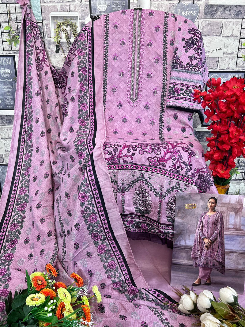 Deepsy Suits Shazar Cotton With Embroidery Fancy Salwar Suit