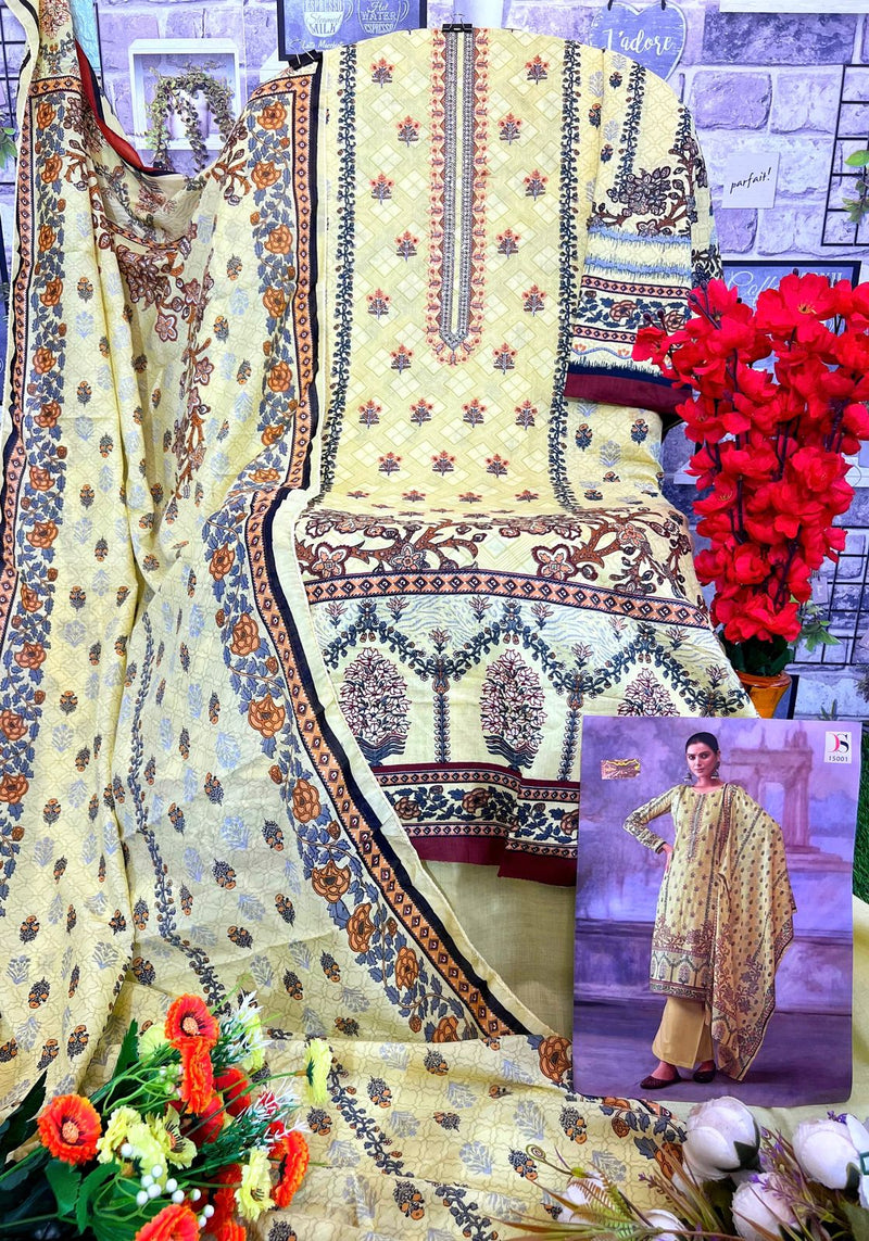Deepsy Suits Shazar Cotton With Embroidery Fancy Salwar Suit