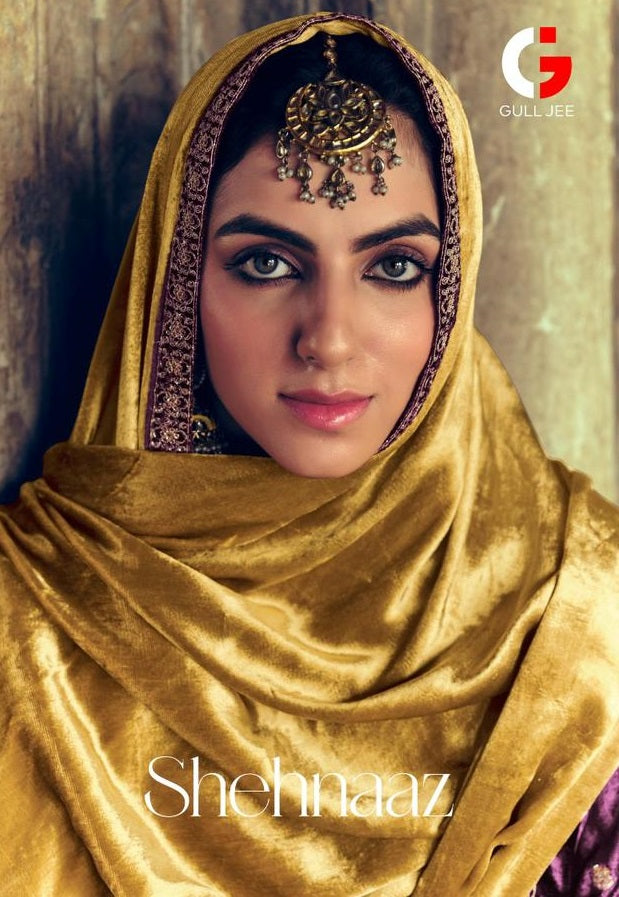 Deepsy Suits Gull Jee Shehnaaz Velvet With Embroidery Work Designer Suits