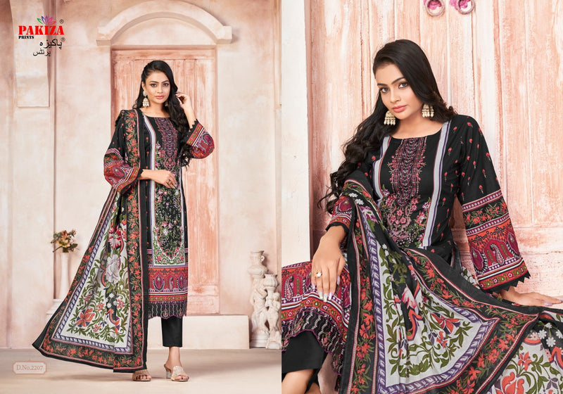 Pakiza Prints Shifa Saliya Vol 22 Lawn Cotton Heavy Neck Salwar Kameez