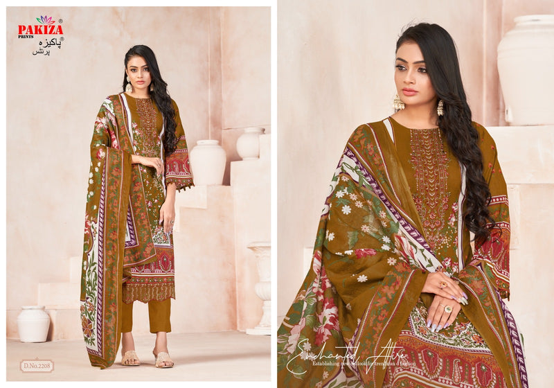 Pakiza Prints Shifa Saliya Vol 22 Lawn Cotton Heavy Neck Salwar Kameez