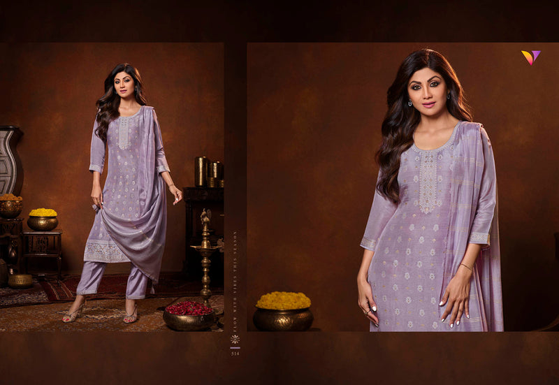Vatsam Shilpa Vol 3 Viscose Dola Jacquard Fancy Designer Ready Made Suits