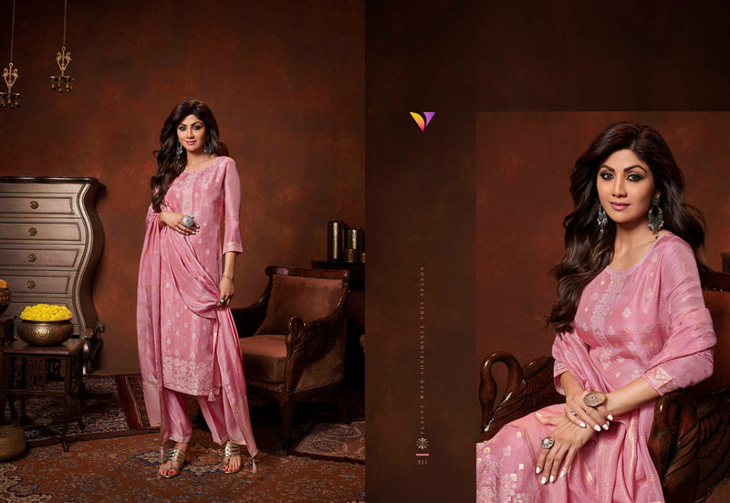Vatsam Shilpa Vol 3 Viscose Dola Jacquard Fancy Designer Ready Made Suits