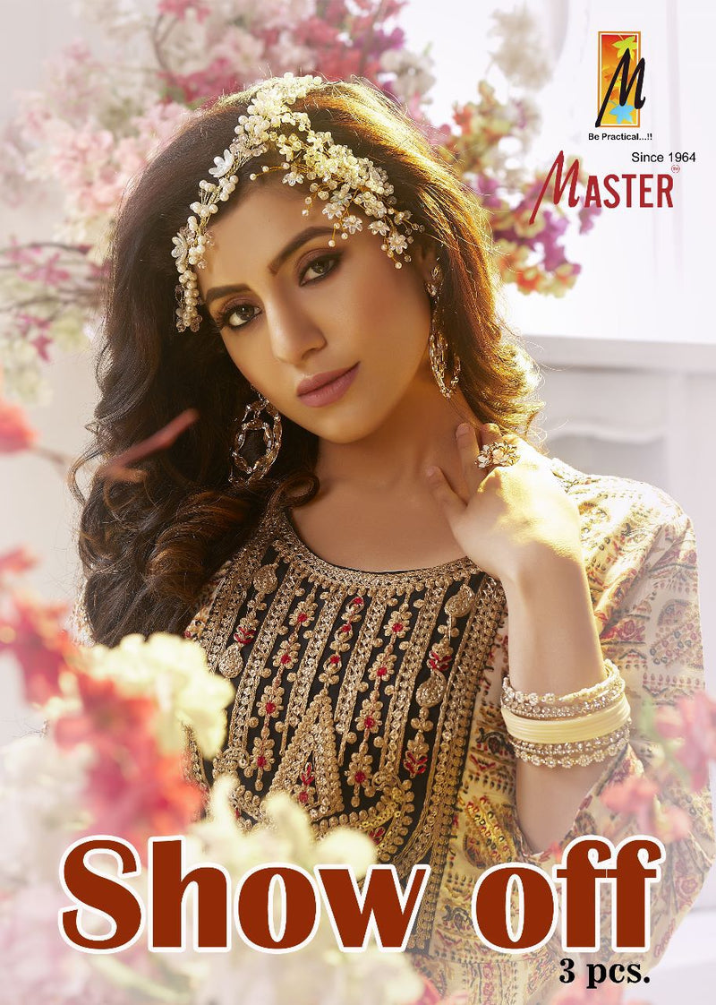 Master Show Off Rayon Foil Print Designer Fancy Nayra Cut Style Kurti Combo