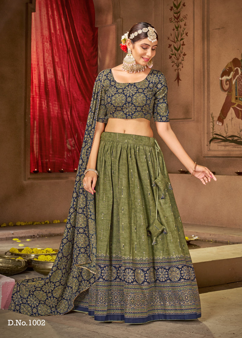 Mf Shubharambh Vol 2 Cotton Foil Printed Traditional Lehenga Choli