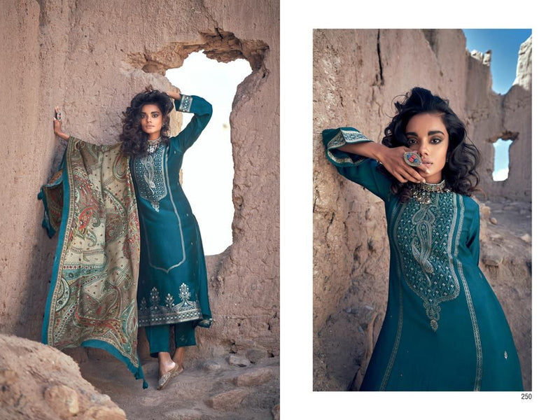 Aiqa Silk Of India Vol 2 Russian Silk Fancy Embroidery Designer Suits