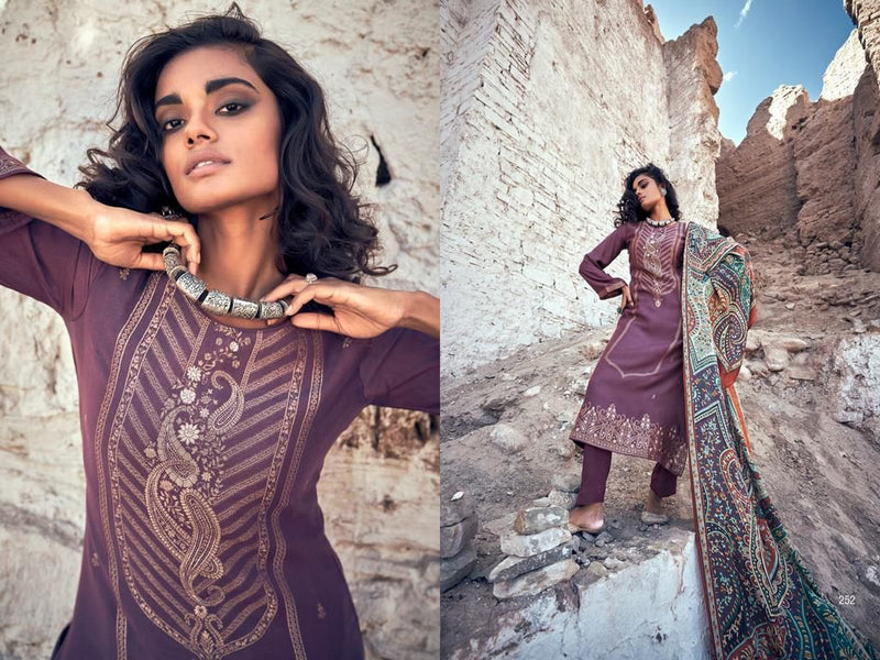 Aiqa Silk Of India Vol 2 Russian Silk Fancy Embroidery Designer Suits