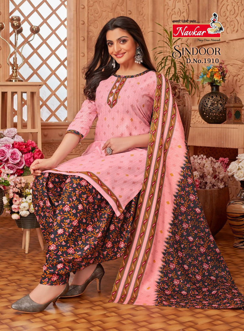 Navkar Sindoor Vol 19 Cotton Printed Ready Made Patiyala Suits