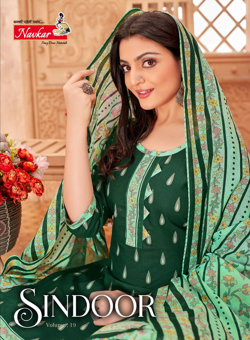 Navkar Sindoor Vol 19 Cotton Printed Ready Made Patiyala Suits