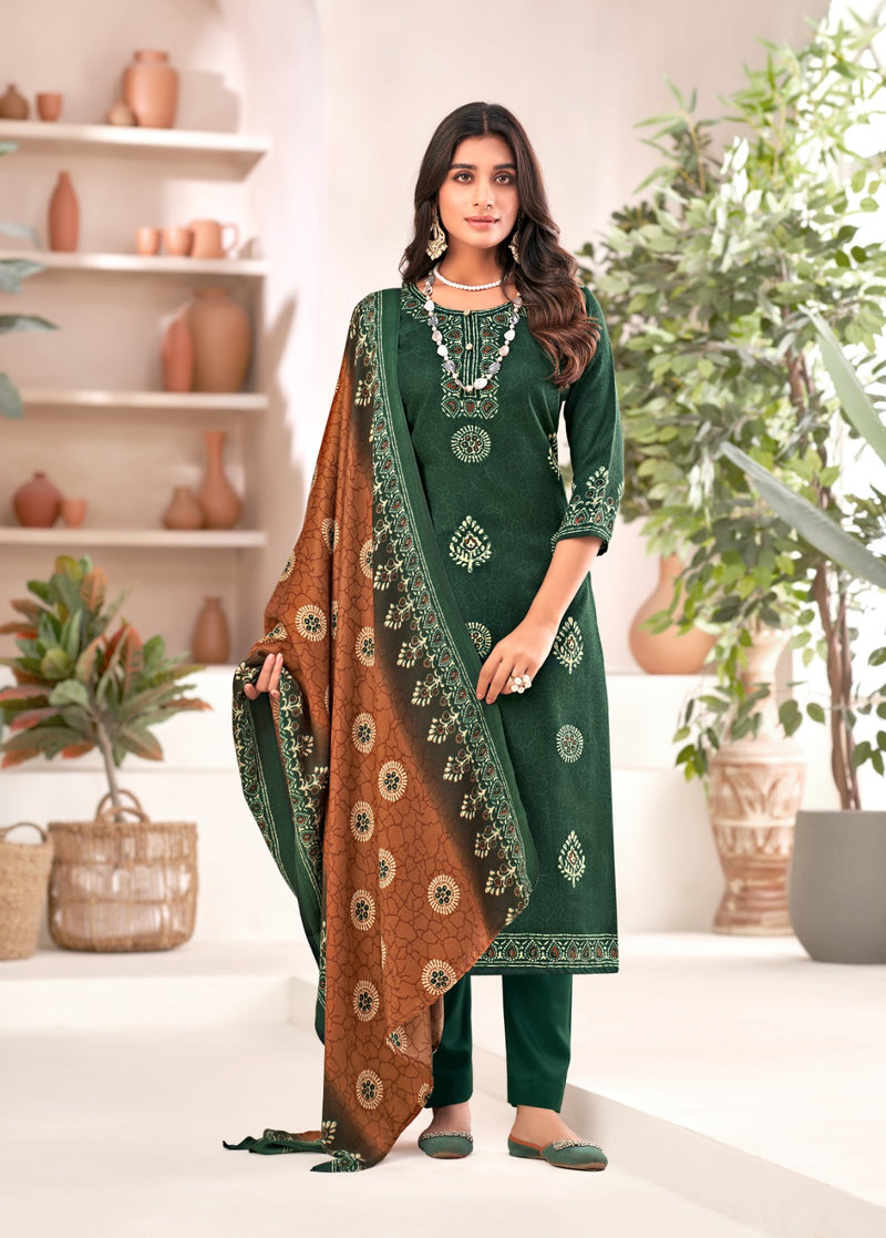 Skt Suits Sadhna Pashmina Printed Exclusive Winter Wear Salwar Suits