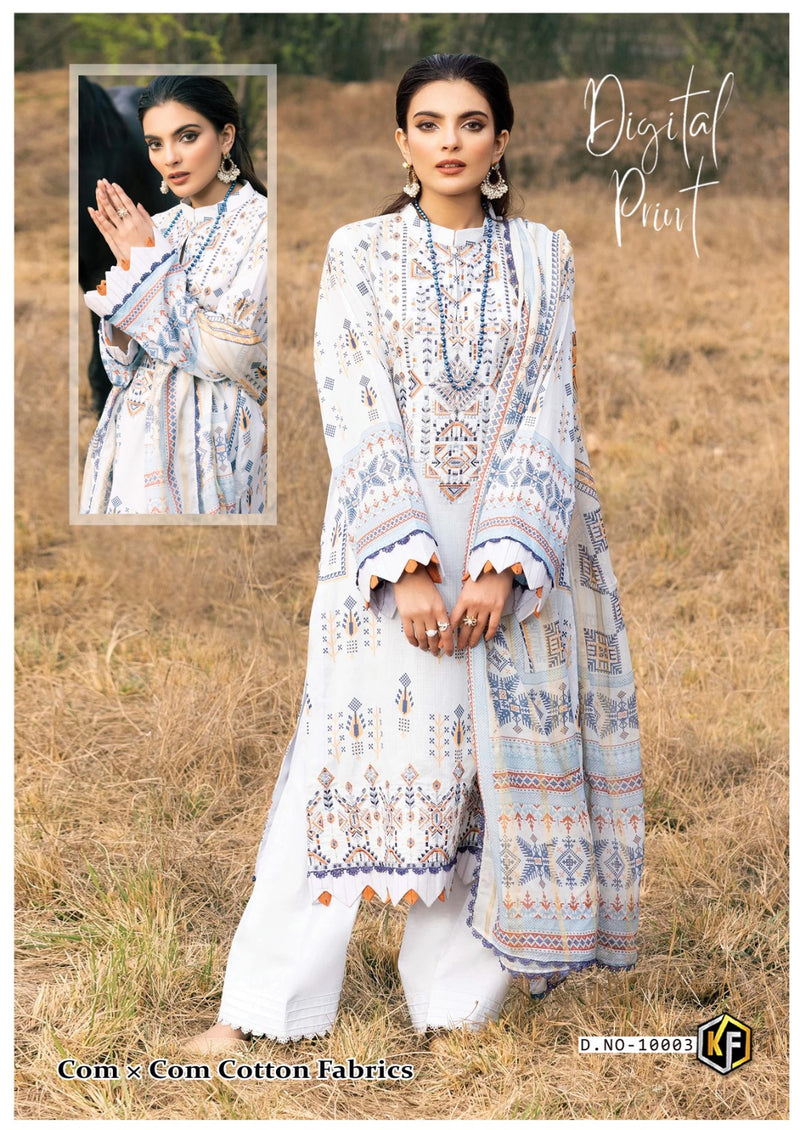 Keval Fab Sobia Nazir Vol 10 Cotton Digital Printed Karachi Style Salwar Kameez