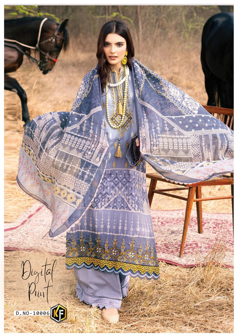 Keval Fab Sobia Nazir Vol 10 Cotton Digital Printed Karachi Style Salwar Kameez