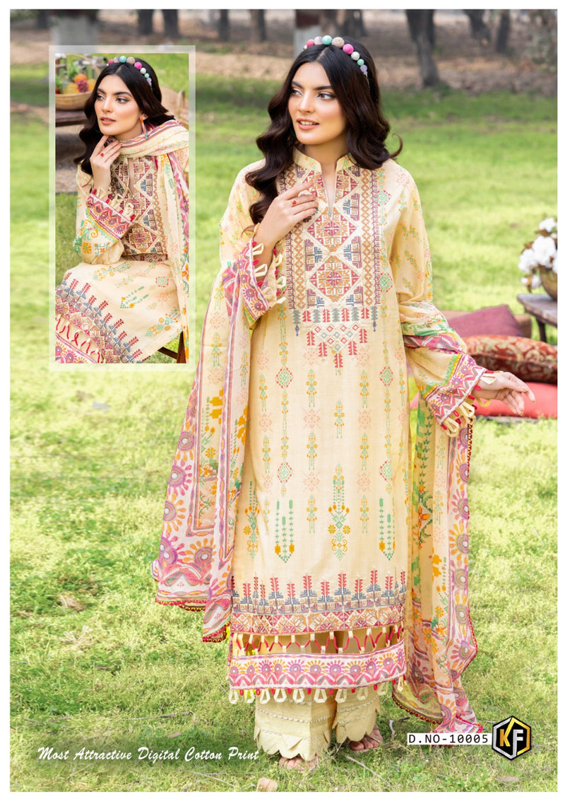 Keval Fab Sobia Nazir Vol 10 Cotton Digital Printed Karachi Style Salwar Kameez