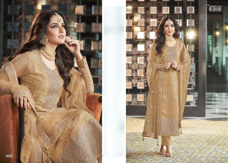 Amirah Sofia Hit List Viscose Dola Jacquard With Embroidery Designer Suits