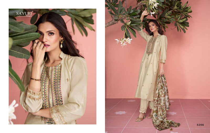 Sayuri Designer Sofiya Organza Heavy Embroidery Designer Ready Made Suits