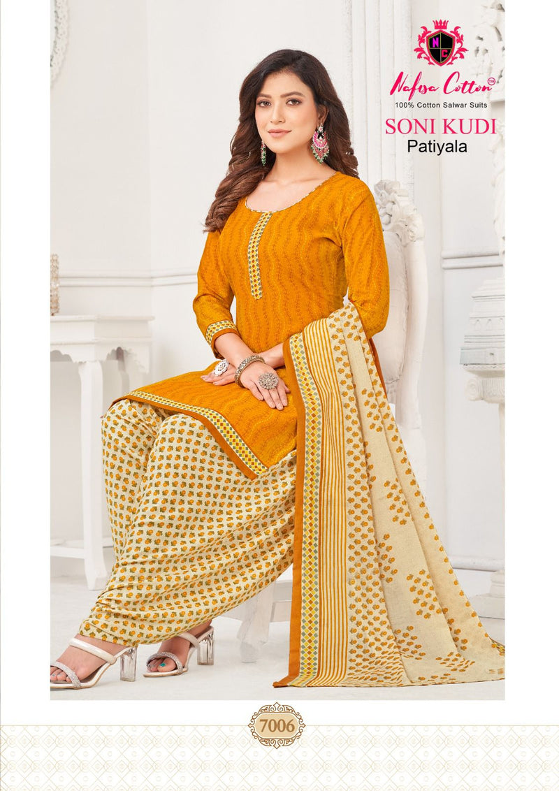 Nafisa Cotton Soni Kudi Vol 7 Printed Cotton Salwar Suits