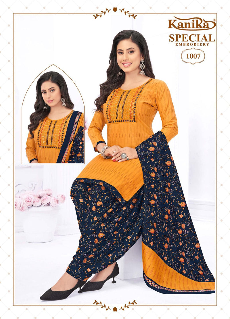 Kanika Special Embroidery Vol 1 Cotton Fancy Designer Ready Made Suits