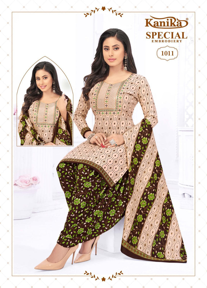 Kanika Special Embroidery Vol 1 Cotton Fancy Designer Ready Made Suits