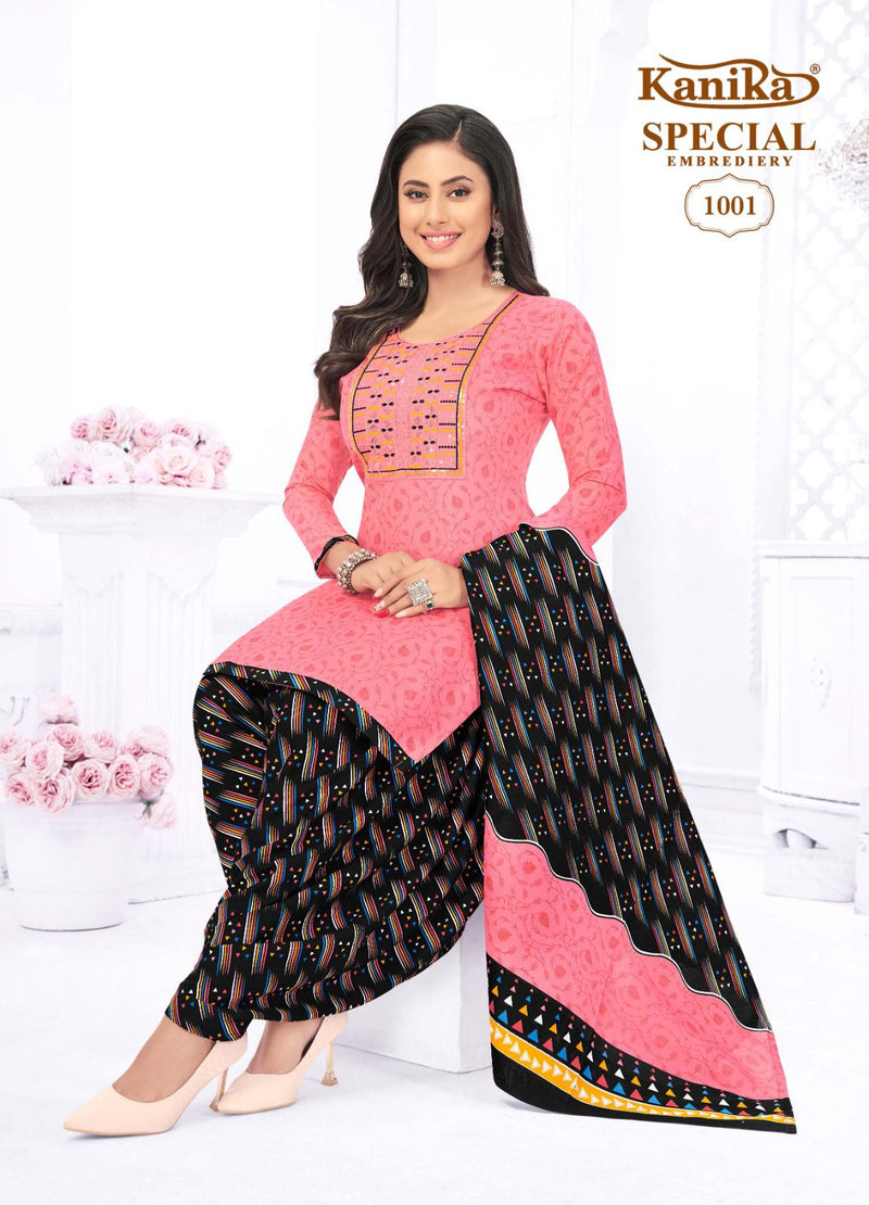 Kanika Special Embroidery Vol 1 Cotton Fancy Designer Ready Made Suits