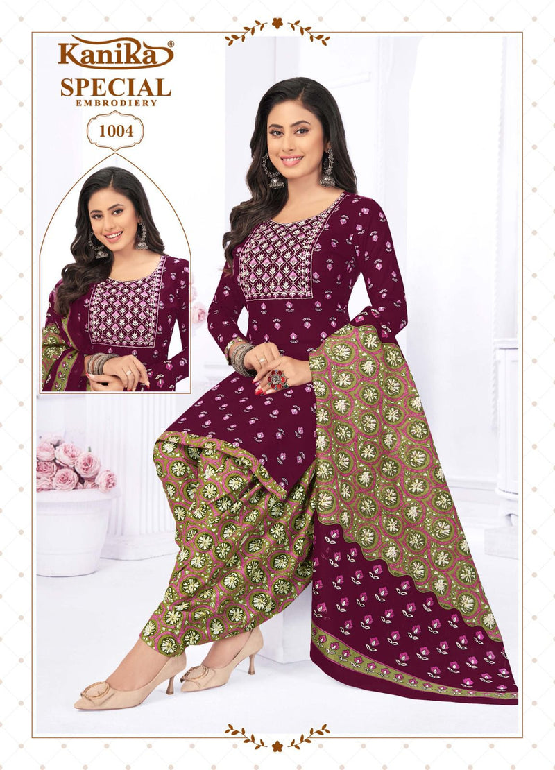 Kanika Special Embroidery Vol 1 Cotton Fancy Designer Ready Made Suits
