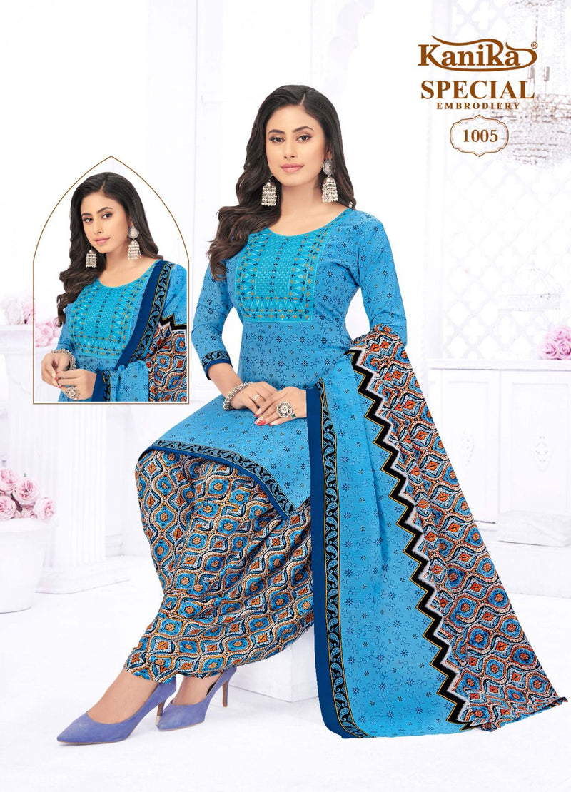 Kanika Special Embroidery Vol 1 Cotton Fancy Designer Ready Made Suits