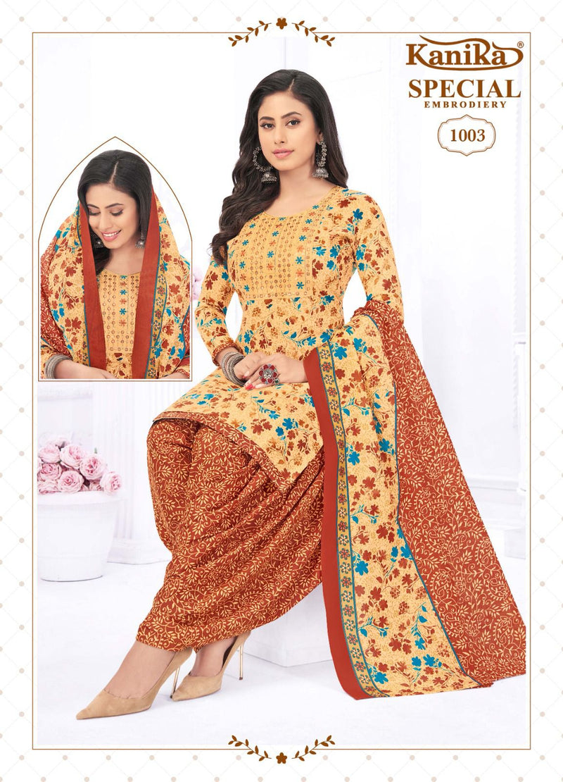 Kanika Special Embroidery Vol 1 Cotton Fancy Designer Ready Made Suits