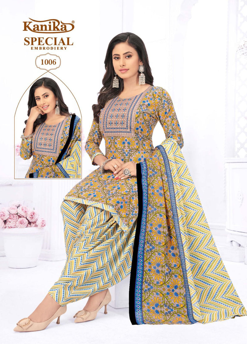 Kanika Special Embroidery Vol 1 Cotton Fancy Designer Ready Made Suits
