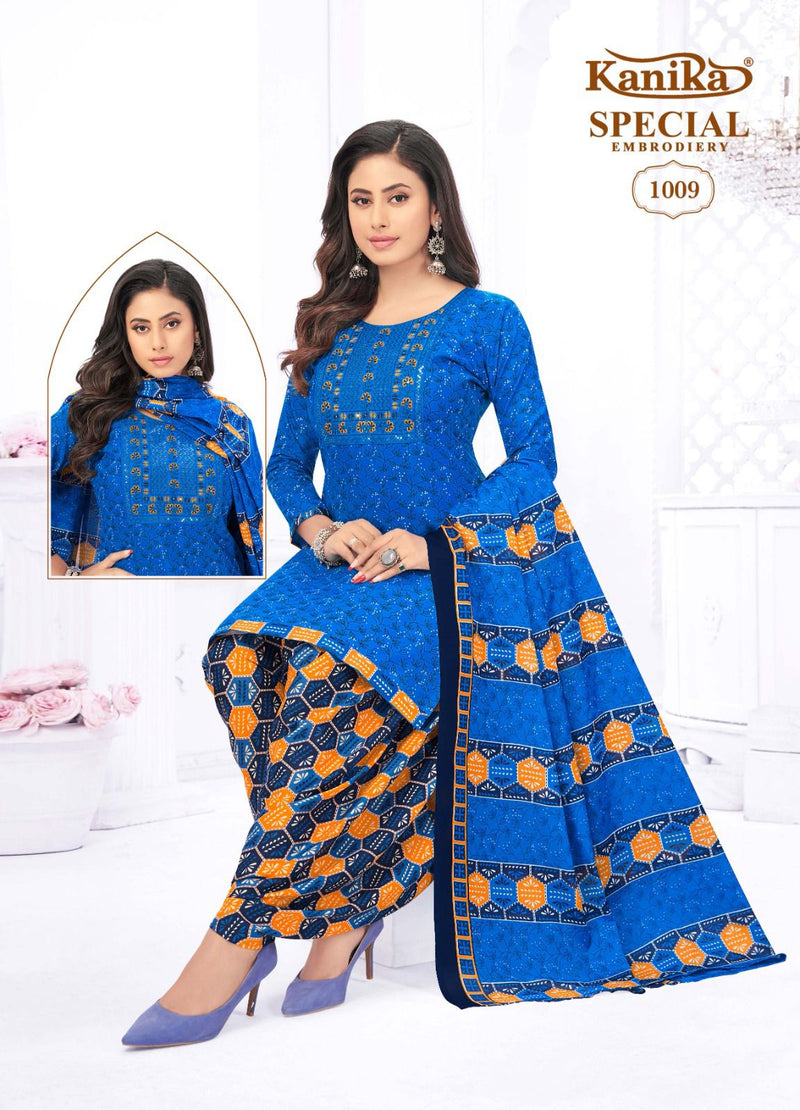 Kanika Special Embroidery Vol 1 Cotton Fancy Designer Ready Made Suits