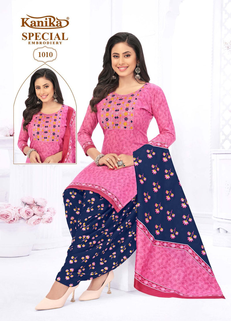 Kanika Special Embroidery Vol 1 Cotton Fancy Designer Ready Made Suits