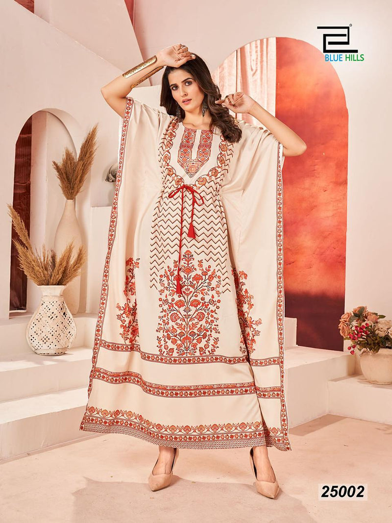 Blue Hills Stare Vol 25 Crepe Digital Printed Casual Wear Readymade Kurtis