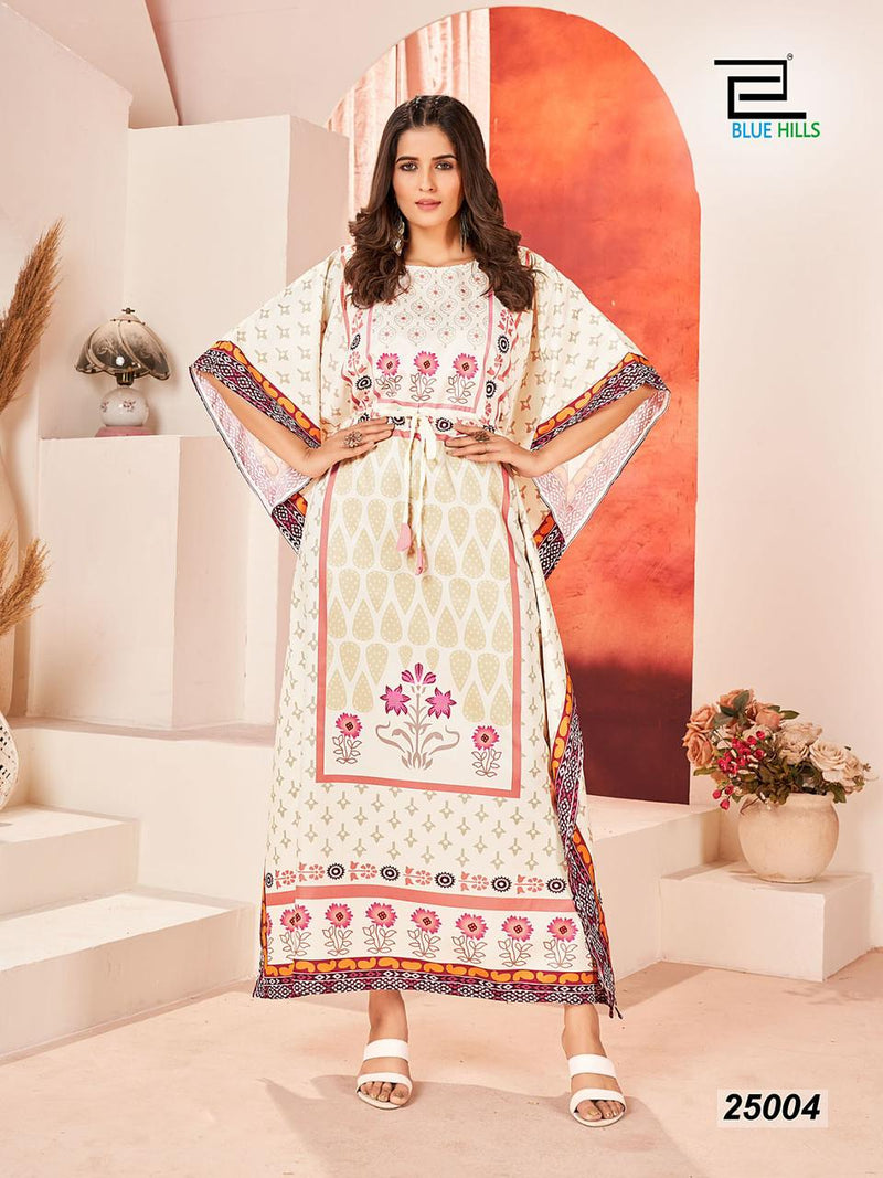 Blue Hills Stare Vol 25 Crepe Digital Printed Casual Wear Readymade Kurtis
