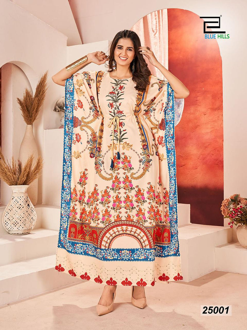 Blue Hills Stare Vol 25 Crepe Digital Printed Casual Wear Readymade Kurtis