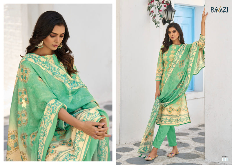 Rama Fashions Stella Cambric Cotton Digital Print With Fancy Hand Work Suits