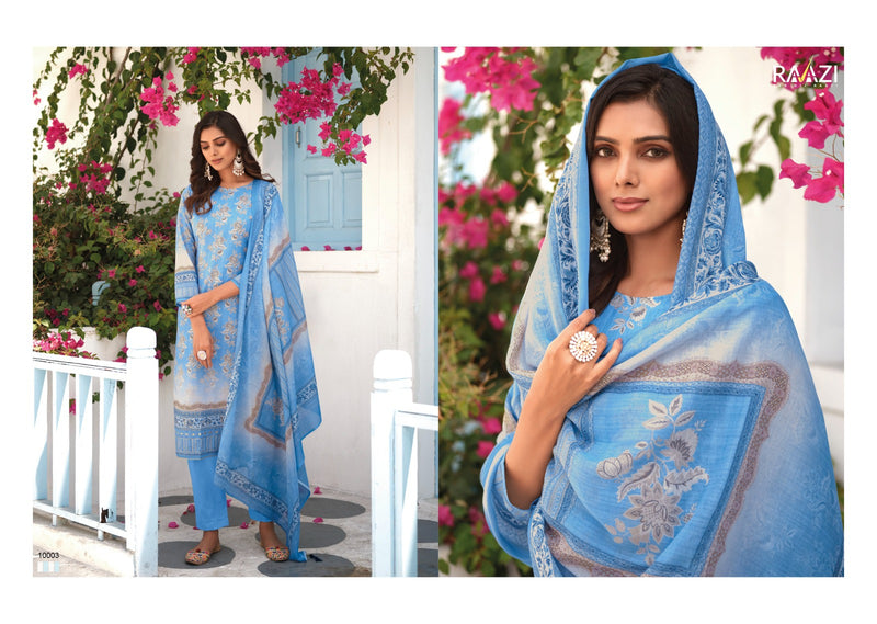 Rama Fashions Stella Cambric Cotton Digital Print With Fancy Hand Work Suits
