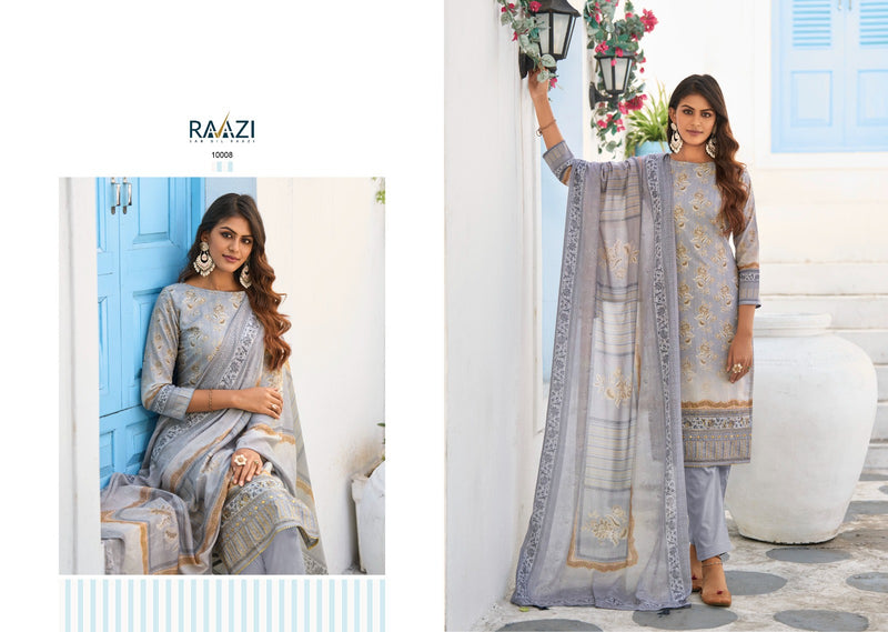 Rama Fashions Stella Cambric Cotton Digital Print With Fancy Hand Work Suits