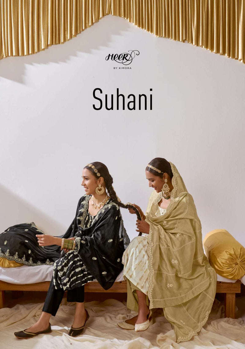 Heer Suhani Muslin Digital Prints With Embroidery Designer Fancy Suits