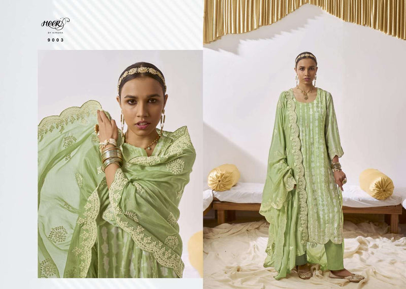 Heer Suhani Muslin Digital Prints With Embroidery Designer Fancy Suits