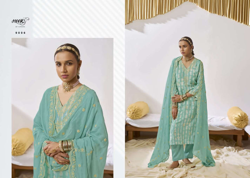 Heer Suhani Muslin Digital Prints With Embroidery Designer Fancy Suits