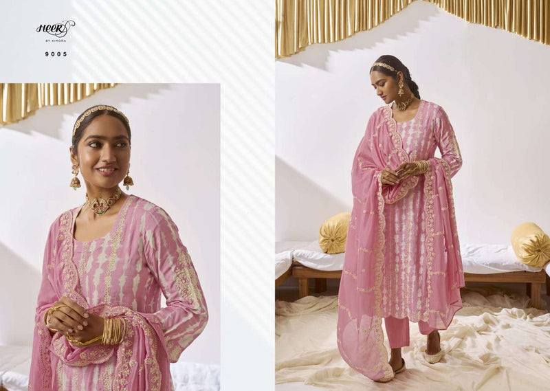 Heer Suhani Muslin Digital Prints With Embroidery Designer Fancy Suits
