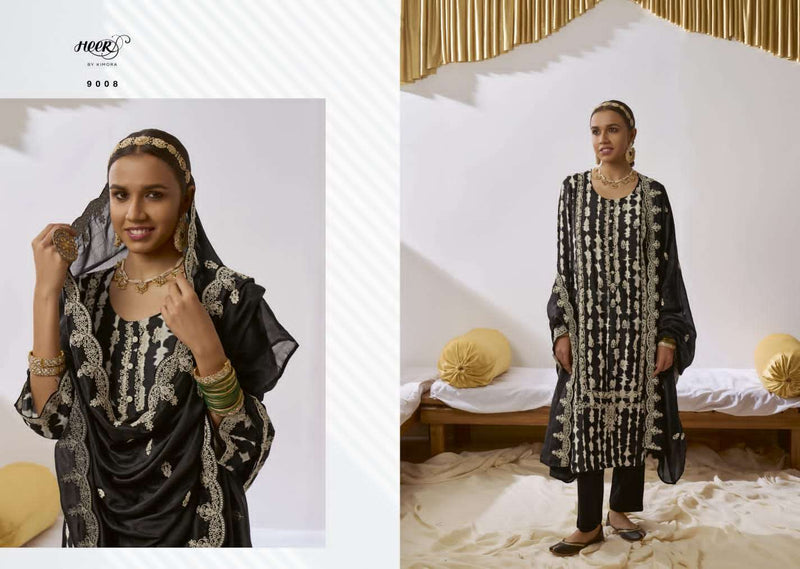 Heer Suhani Muslin Digital Prints With Embroidery Designer Fancy Suits