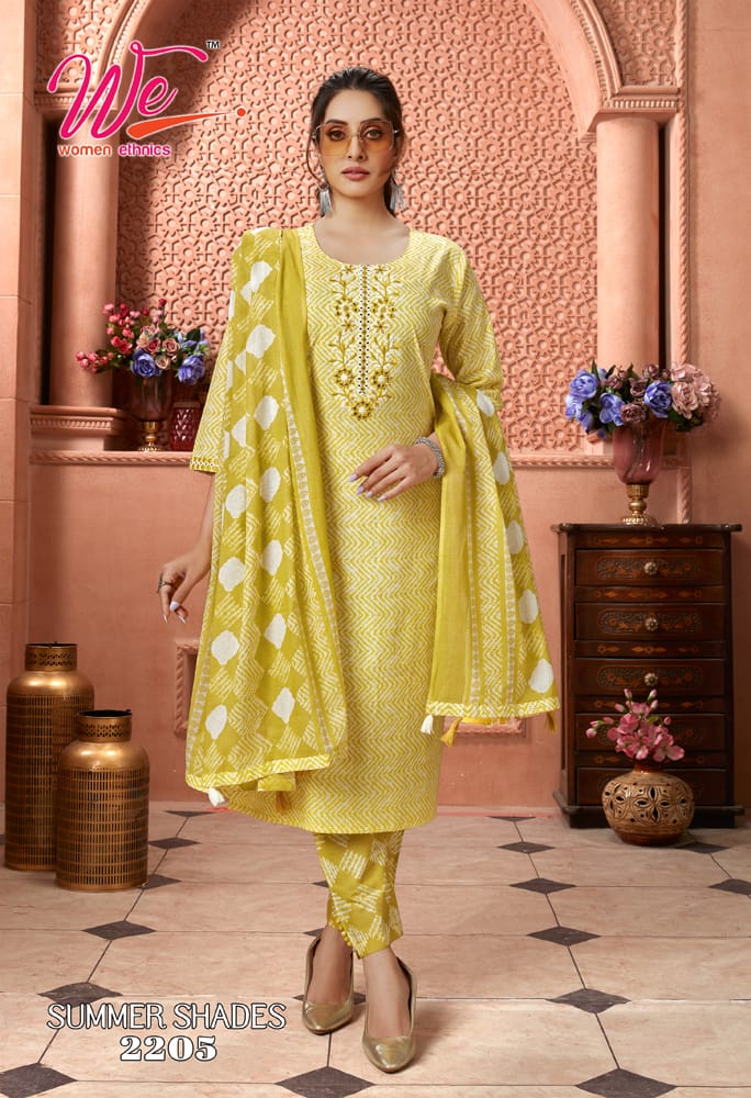 Women Ethnics Summer Shades Cotton Printed Designer Heavy Kurti