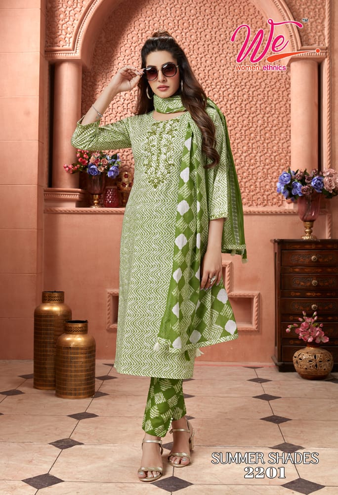 Women Ethnics Summer Shades Cotton Printed Designer Heavy Kurti