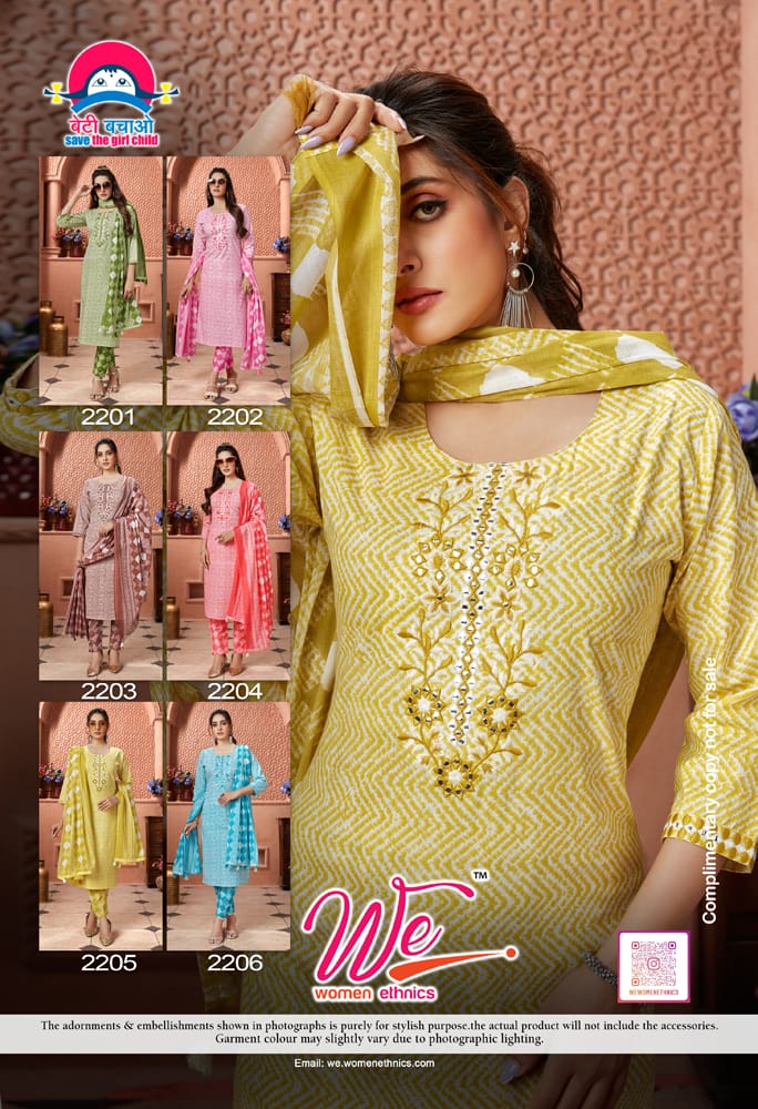 Women Ethnics Summer Shades Cotton Printed Designer Heavy Kurti