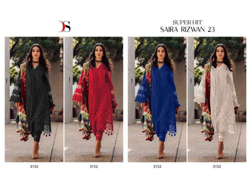 Deepsy Suits Super Hit Saira Rizwan 23 Camric Cotton Fancy Embroidery Designer Work Salwar Kameez