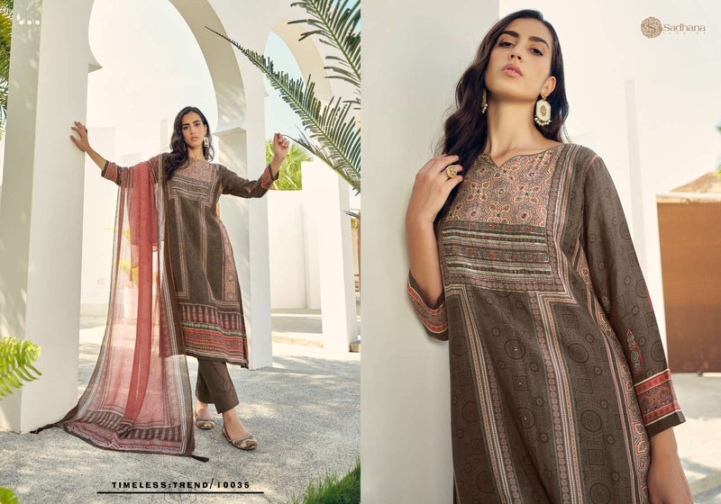 Sadhana Fashion Harleen  Muslin Silk Digital Print With Heavy Designer Salwar Suit