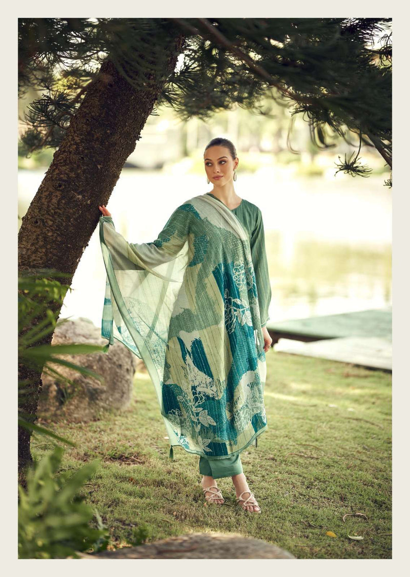 Sadhana Fashion Iliana Pure Muslin Silk Fancy Work Salwar Kameez